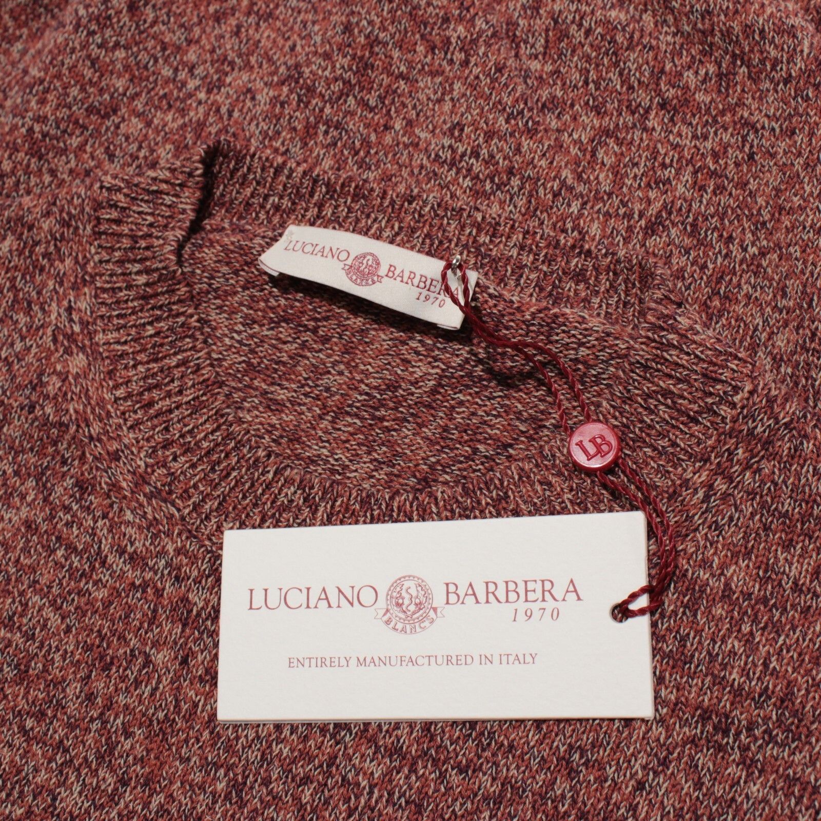 Luciano Barbera Luciano Barbera Sweater Size US M in Orange Size US M / EU 48-50 / 2 - 1 Thumbnail