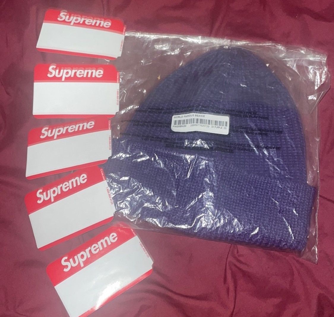 Supreme Supreme World Famous Beanie Size ONE SIZE - 2 Thumbnail
