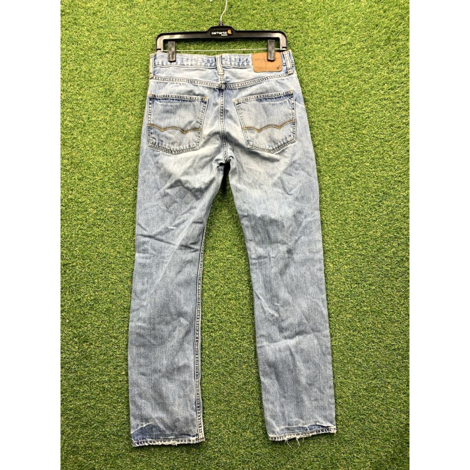 American Eagle Outfitters American Eagle Outfitters Jeans Mens 29x32 Extreme Flex Slim Straight Casual Light Wash Size US 29 - 2 Thumbnail