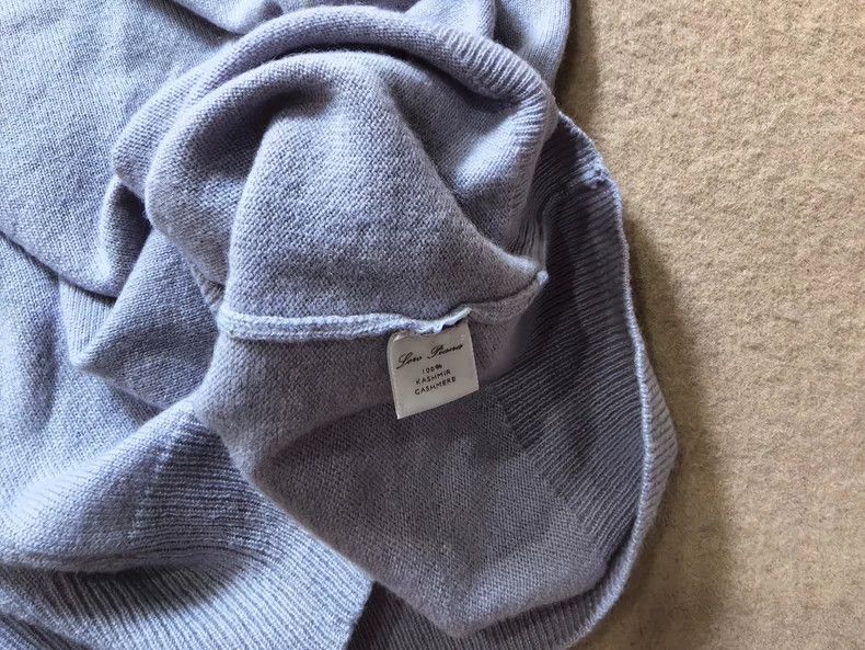 Loro Piana LORO PIANA Peach-colored cashmere sweater Size US L / EU 52-54 / 3 - 7 Thumbnail