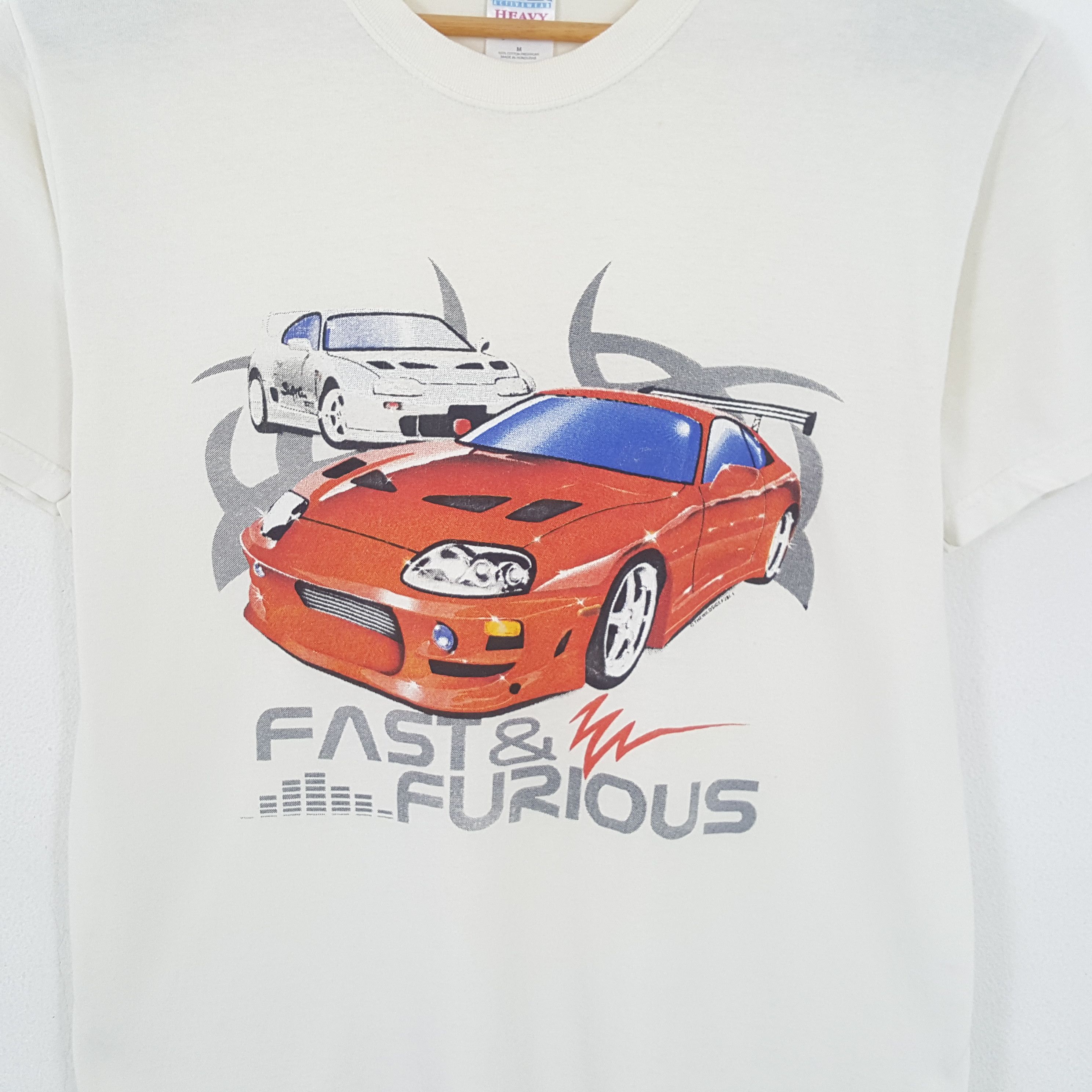 Vintage Vintage FAST & FURIOUS American Racing Movie T-Shirt Size US L / EU 52-54 / 3 - 2 Thumbnail