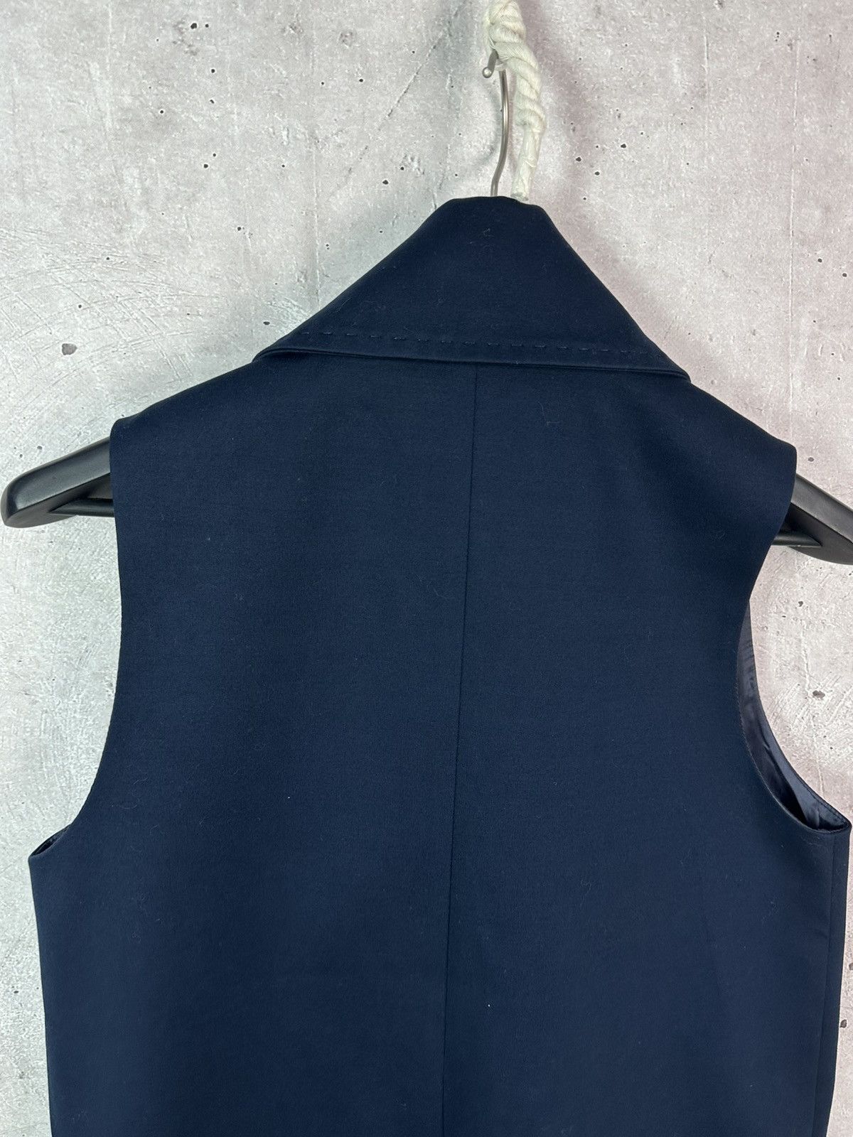 Circolo 1901 Circolo 1901 Luxury Navy Cotton Sleeveless Blazer-Jacket Size M / US 6-8 / IT 42-44 - 9 Thumbnail