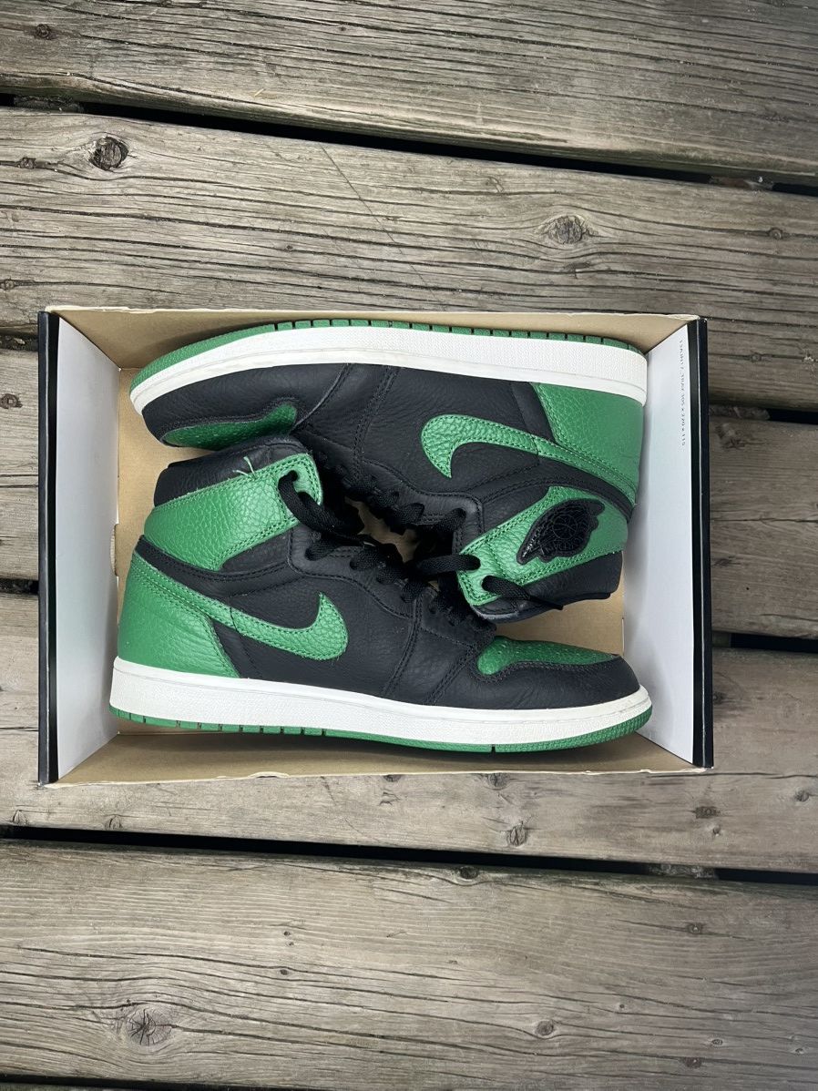 Jordan Brand 2018 Air Jordan Retro 1 Pine Green W Box Size US 9 / EU 42 - 2 Thumbnail