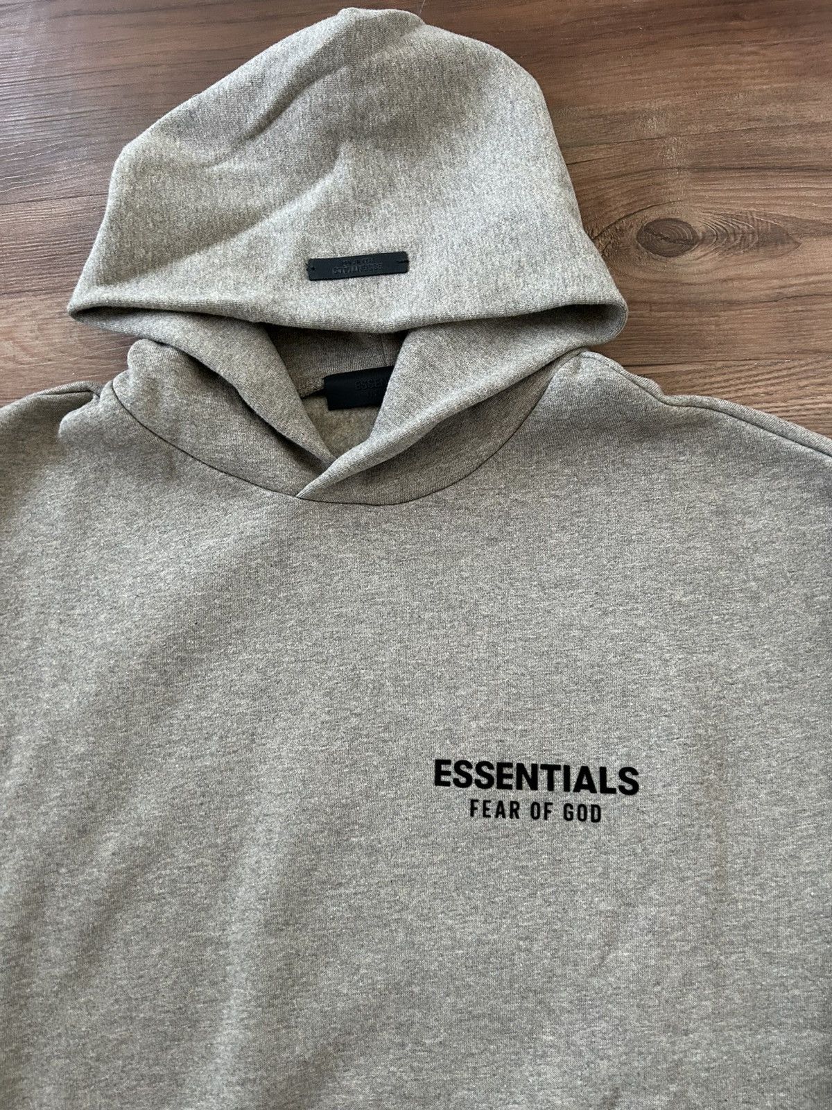 Fear of God Authentic Fear of God Essentials Fleece Hoodie Heather Gray Size US M / EU 48-50 / 2 - 5 Thumbnail