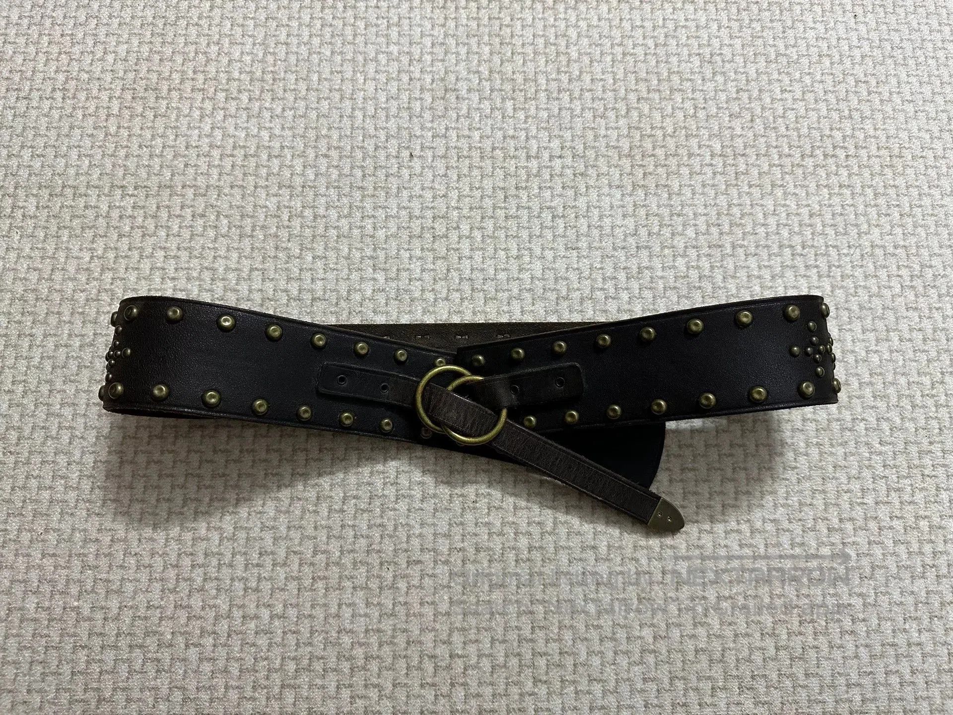 Denim & Supply Ralph Lauren Ralph Lauren Denim Supply Black Rivet Belt. Size ONE SIZE - 1 Thumbnail