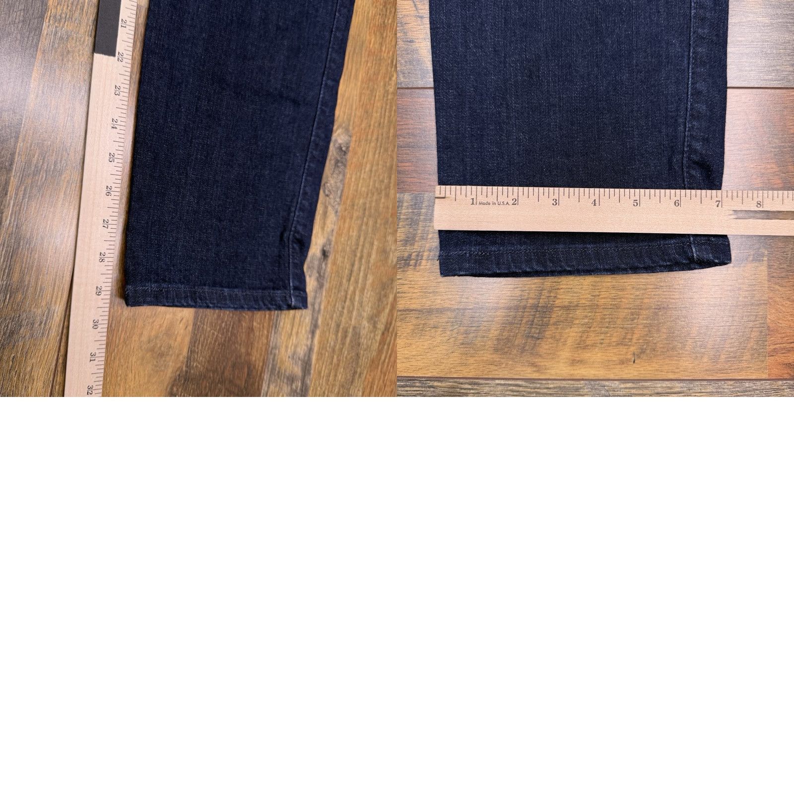 Levi's Levis Mid Rise Skinny Jeans Womens 16M Stretch Dark Wash Denim Jeans Blue 5-Pocket Design Zip Fly City Regular Womens Size 38" / US 16 / IT 52 - 9 Thumbnail