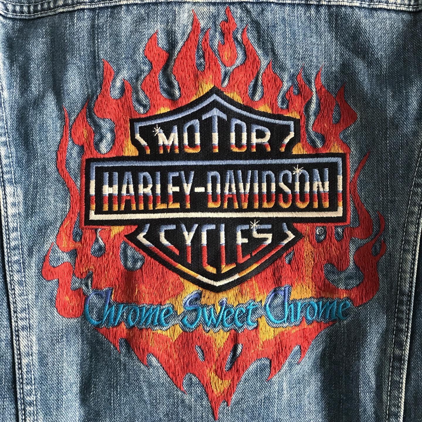 Harley Davidson × Vintage ❌SOLD OUT❌ Vintage Harley Davidson Denim CHROME SWEET CHROME Size US M / EU 48-50 / 2 - 4 Thumbnail