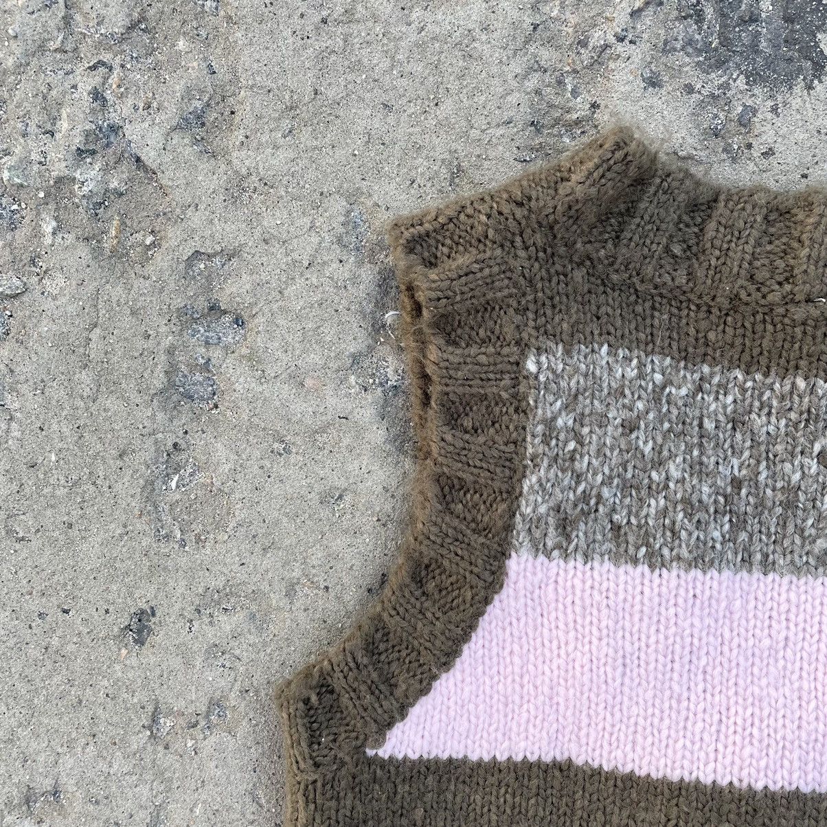 Japanese Brand × Vintage Vintage Japanese Style Knit Vest Y2K 90s Wool Size XS / US 0-2 / IT 36-38 - 10 Thumbnail