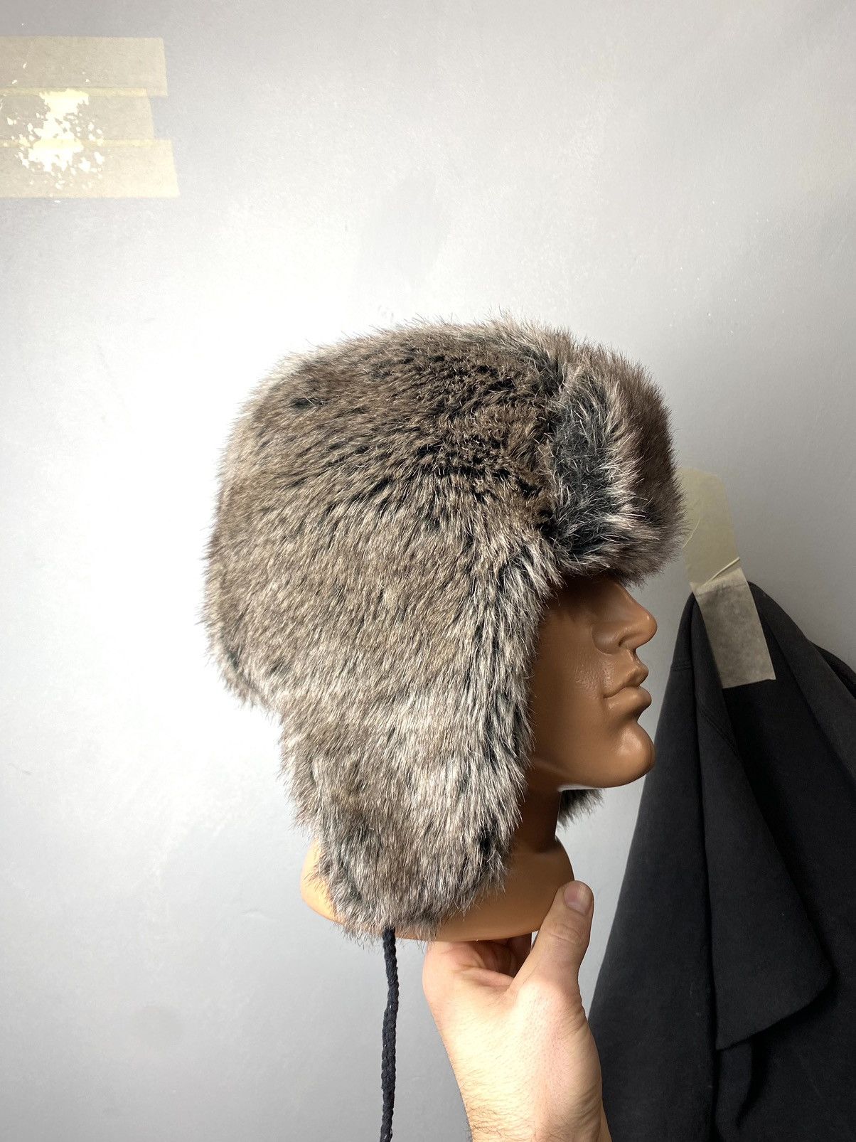 Vintage Vintage Fuzzy Mohair Ushanka Hat Beanie Balaclava Size ONE SIZE - 8 Thumbnail