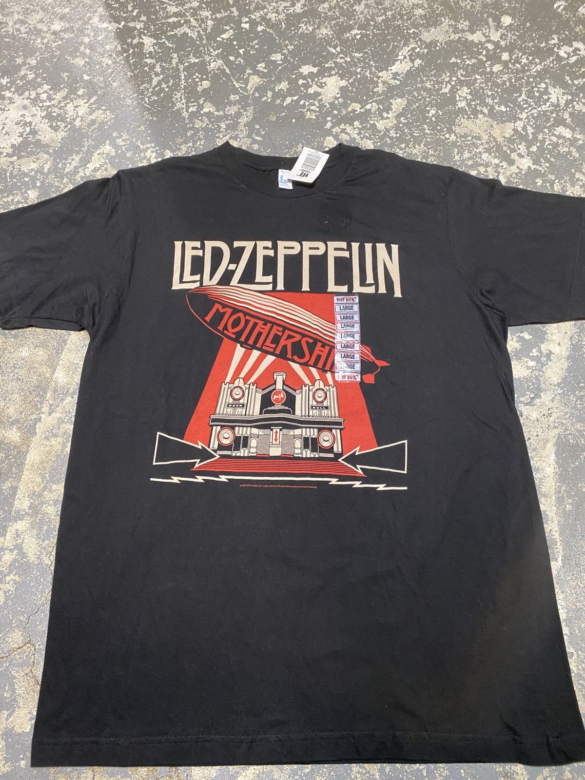 Band Tees × Vintage Vintage Led Zeppelin 2007 Mothership Y2K Tour Tshirt Size US L / EU 52-54 / 3 - 8 Thumbnail