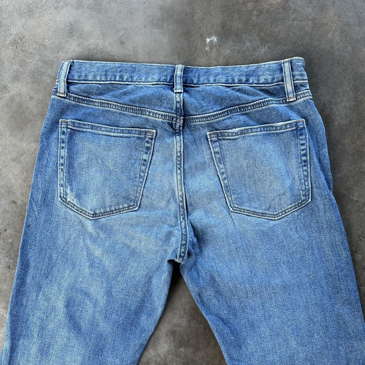 Japanese Brand Vintage Japanese Jean Faded Distressed Denim Pant W33 Size US 33 - 11 Thumbnail
