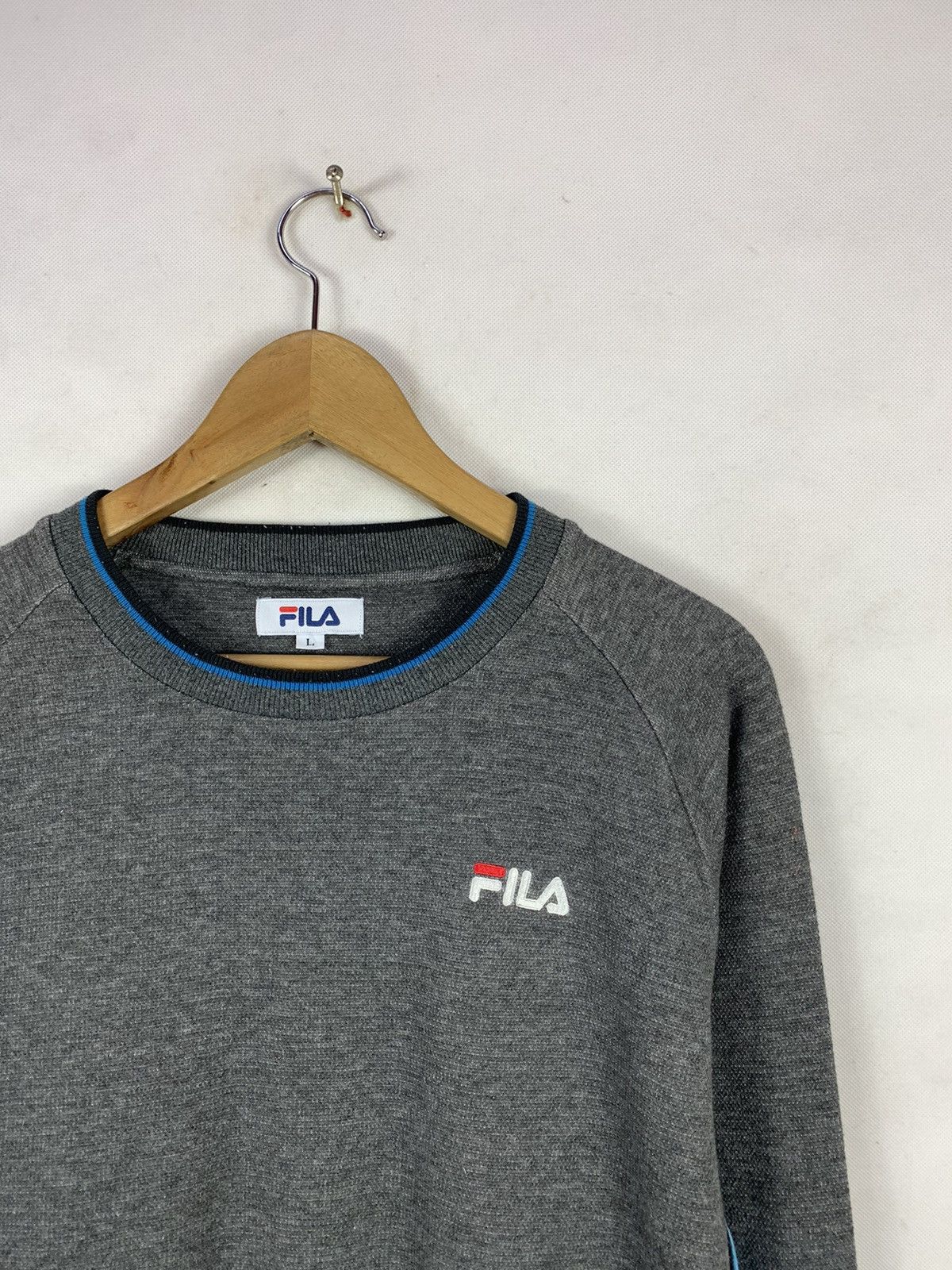 Fila Rare! Fila Biella Italia Small Logo Sweatshirt Size US L / EU 52-54 / 3 - 2 Thumbnail