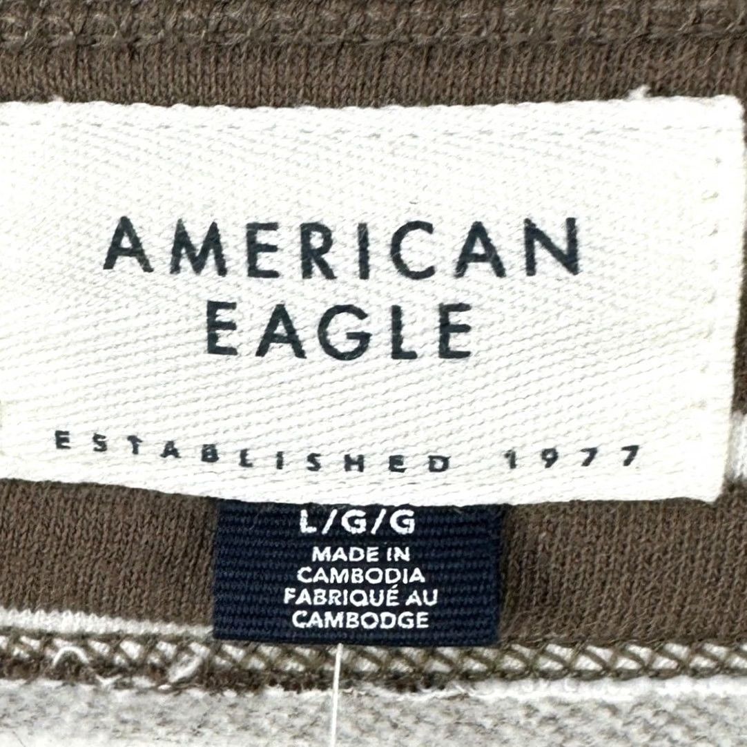 Vintage VINTAGE American Eagle Sweater Women Large Brown White Stripes Boat Neck Long Sleeve NEW Size L / US 10 / IT 46 - 4 Thumbnail