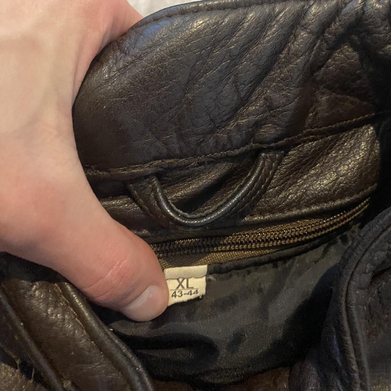 Other Black leather jacket with multiple pockets and zippers \ Size US XL / EU 56 / 4 - 5 Thumbnail