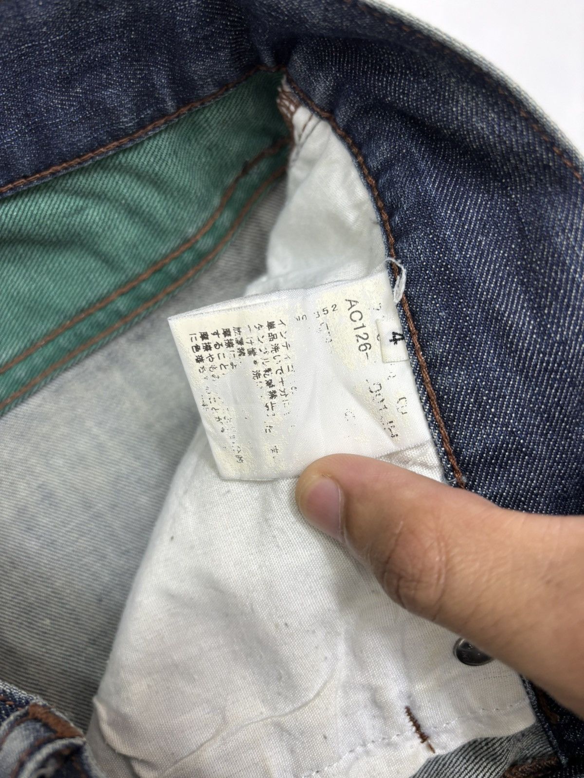 If Six Was Nine Vintage Japanese Brand Boycott Rusty Distress Denim Jeans Size US 34 / EU 50 - 12 Thumbnail