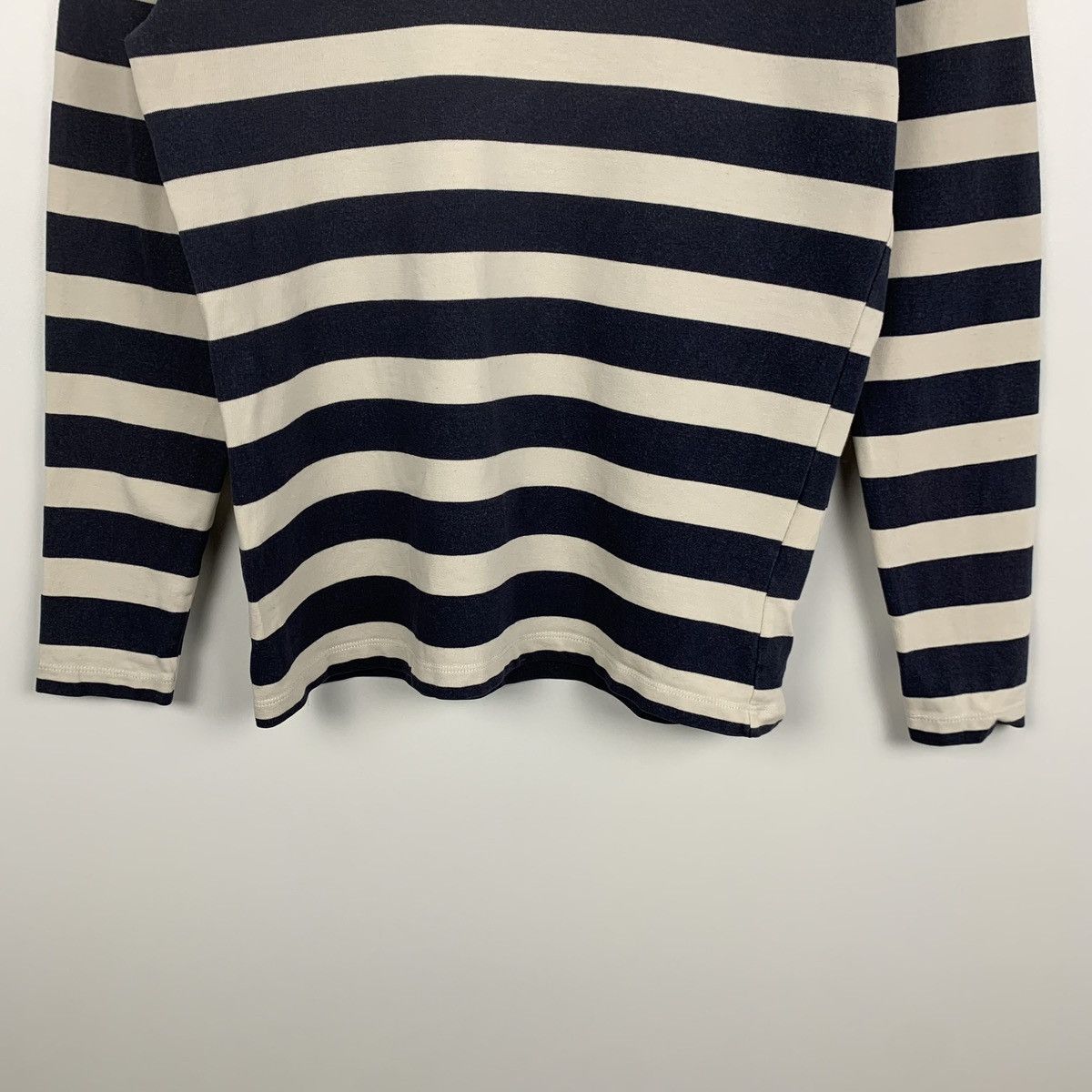 Norse Projects Norse Project Striped Long Sleeve T-Shirr Size XS White Blue Size XS / US 0-2 / IT 36-38 - 3 Thumbnail