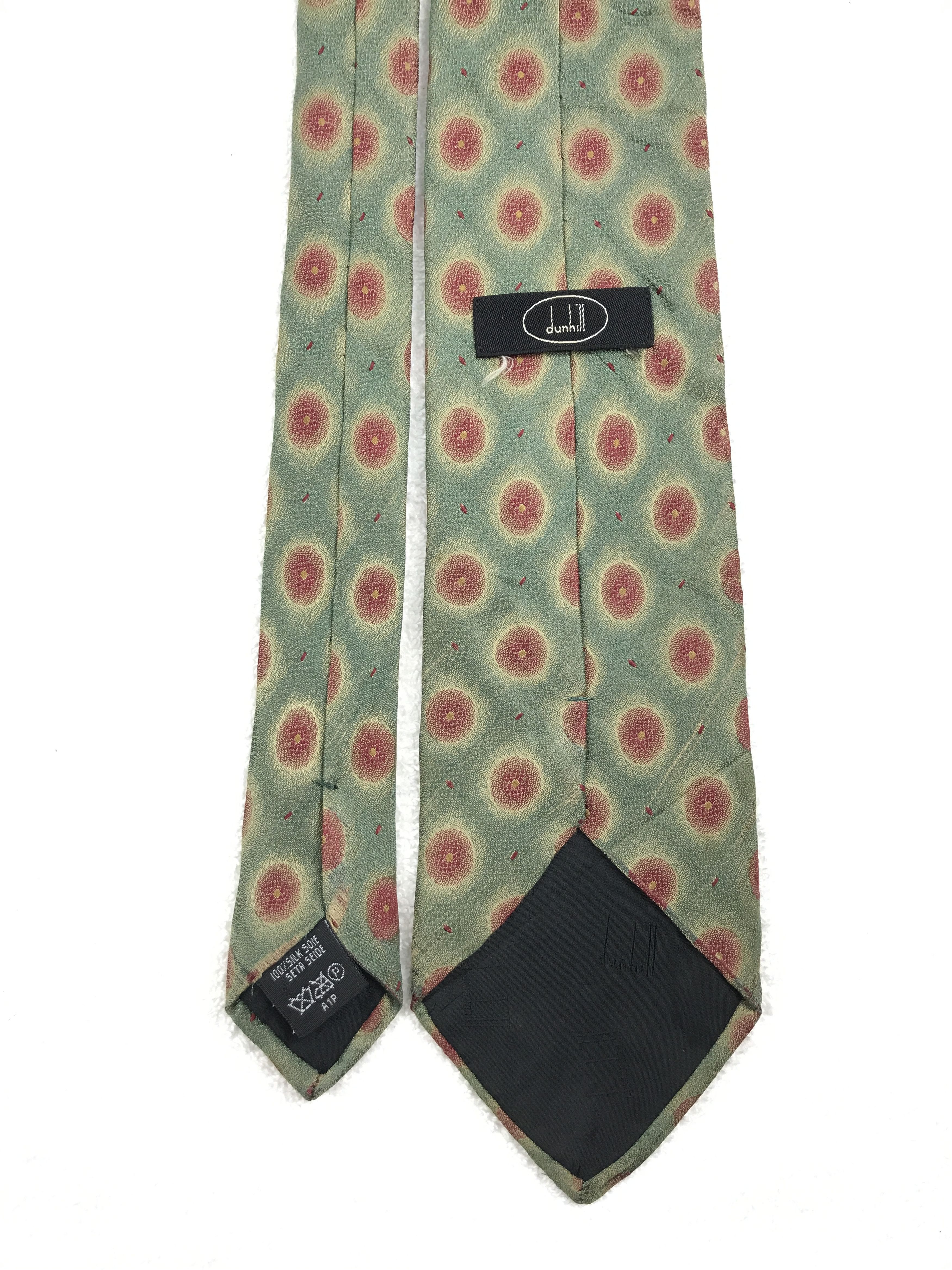 Alfred Dunhill × Designer × Vintage Vintage Dunhill Silk Necktie Size ONE SIZE - 4 Thumbnail