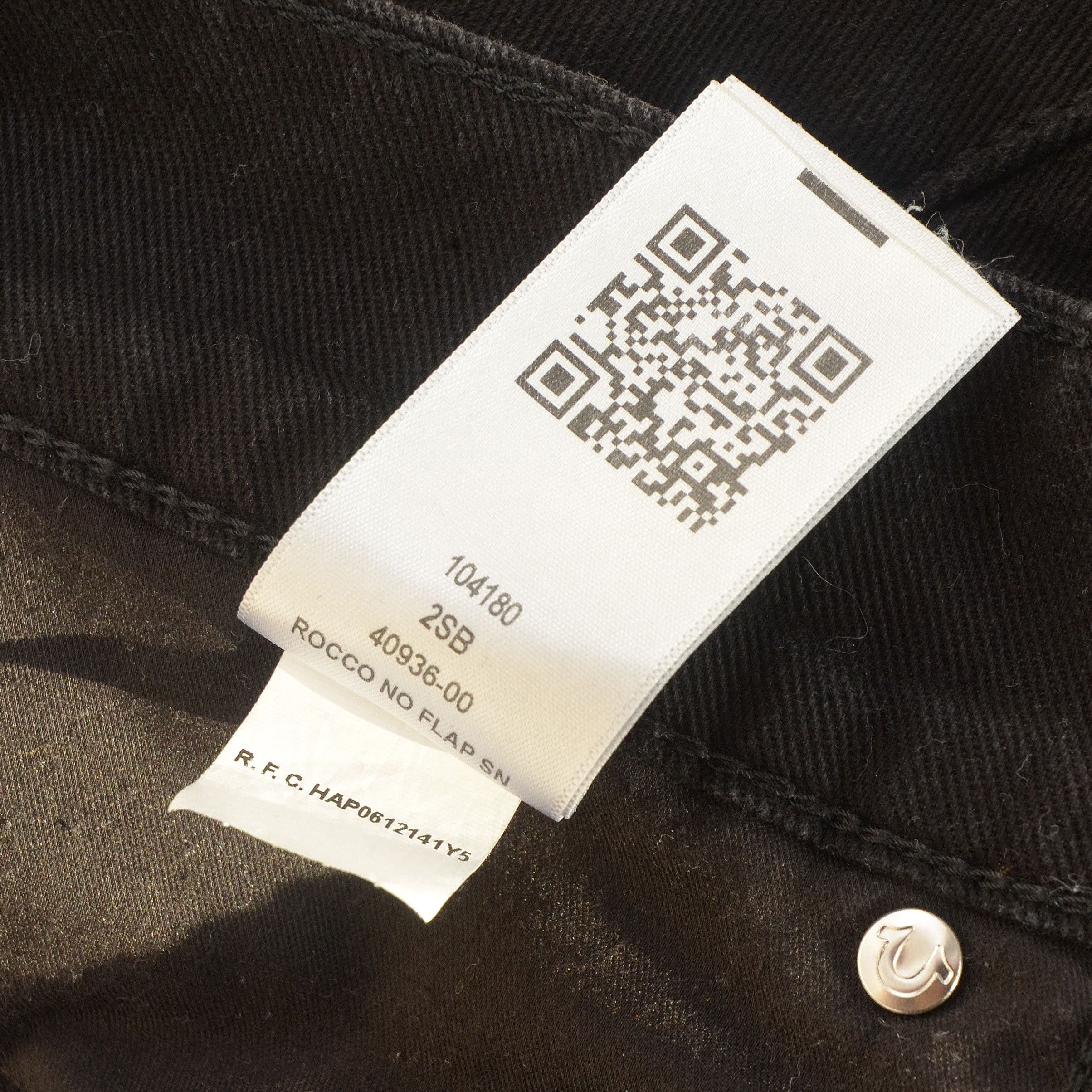 True Religion True Religion Rocco Relaxed Skinny jeans y2k black denim Size US 30 / EU 46 - 12 Thumbnail