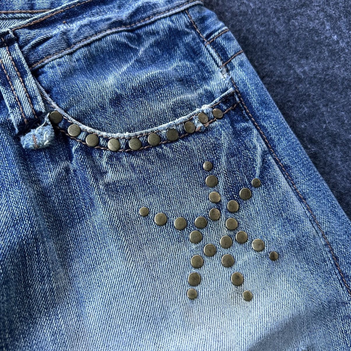 Japanese Brand Fudge Regular Distressed Denim W33 D653 Size US 33 - 12 Thumbnail