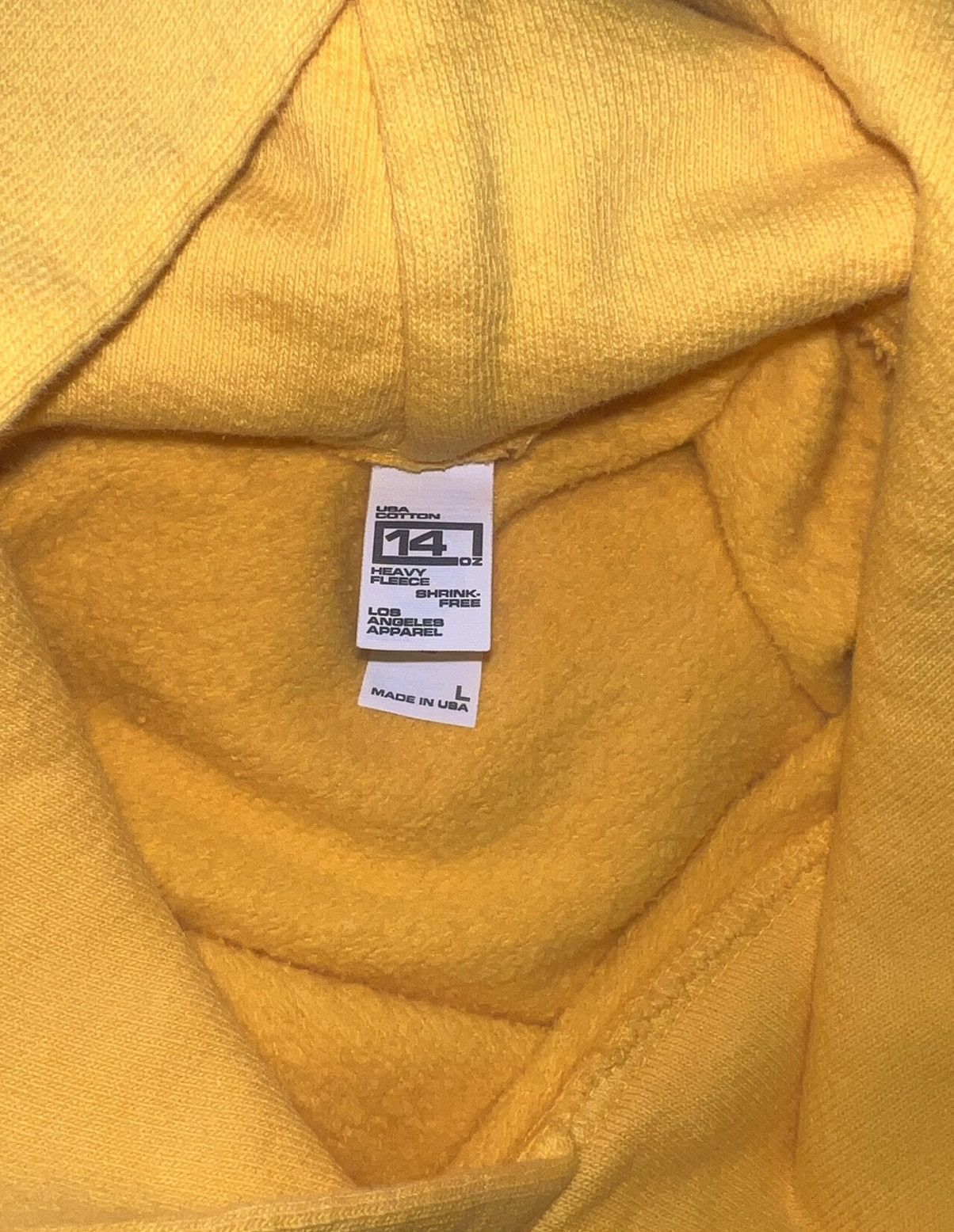 Los Angeles Apparel 14oz Heavy Fleece Hoodie Size US L / EU 52-54 / 3 - 3 Thumbnail