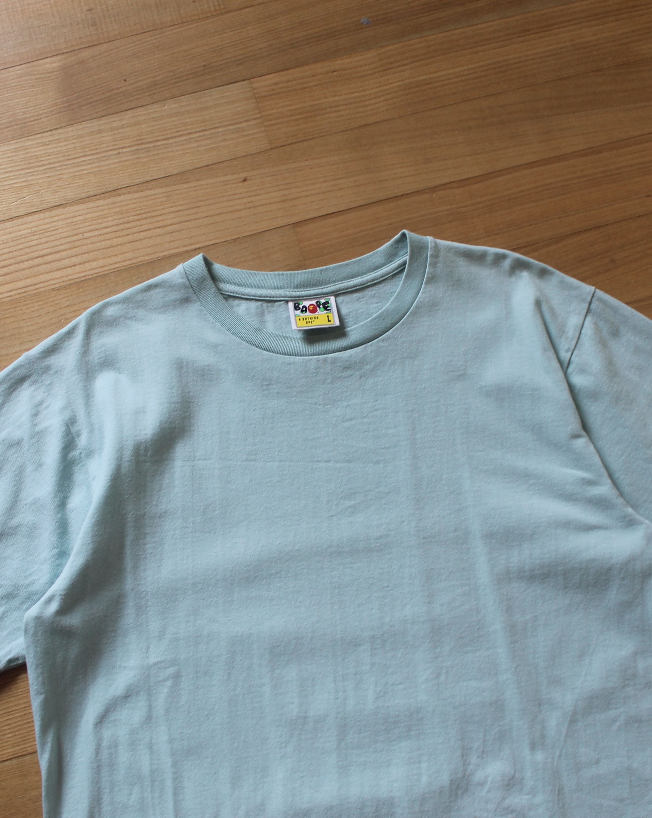 Bape Bape Light Blue Tee Size US L / EU 52-54 / 3 - 4 Thumbnail