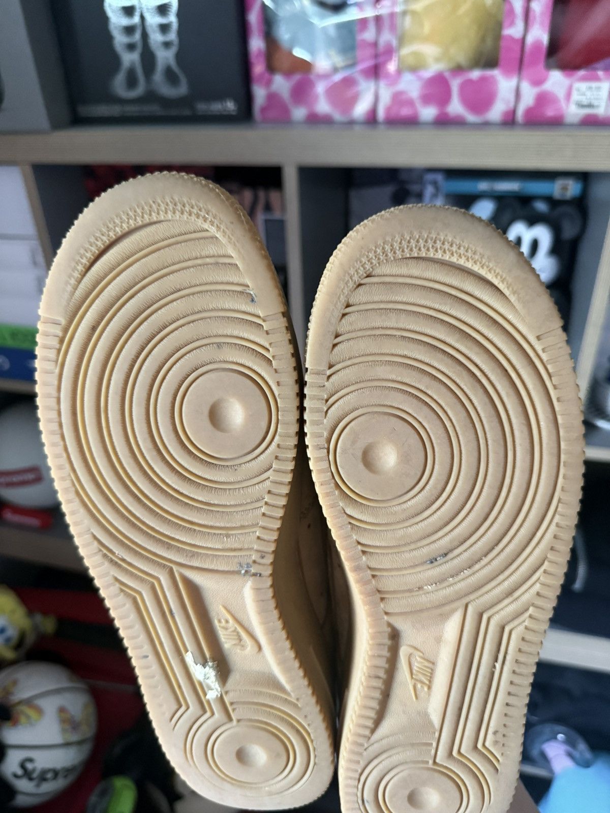 Nike × Supreme Supreme Nike AF1 Wheat Sneakers Size US 9 / EU 42 - 3 Thumbnail