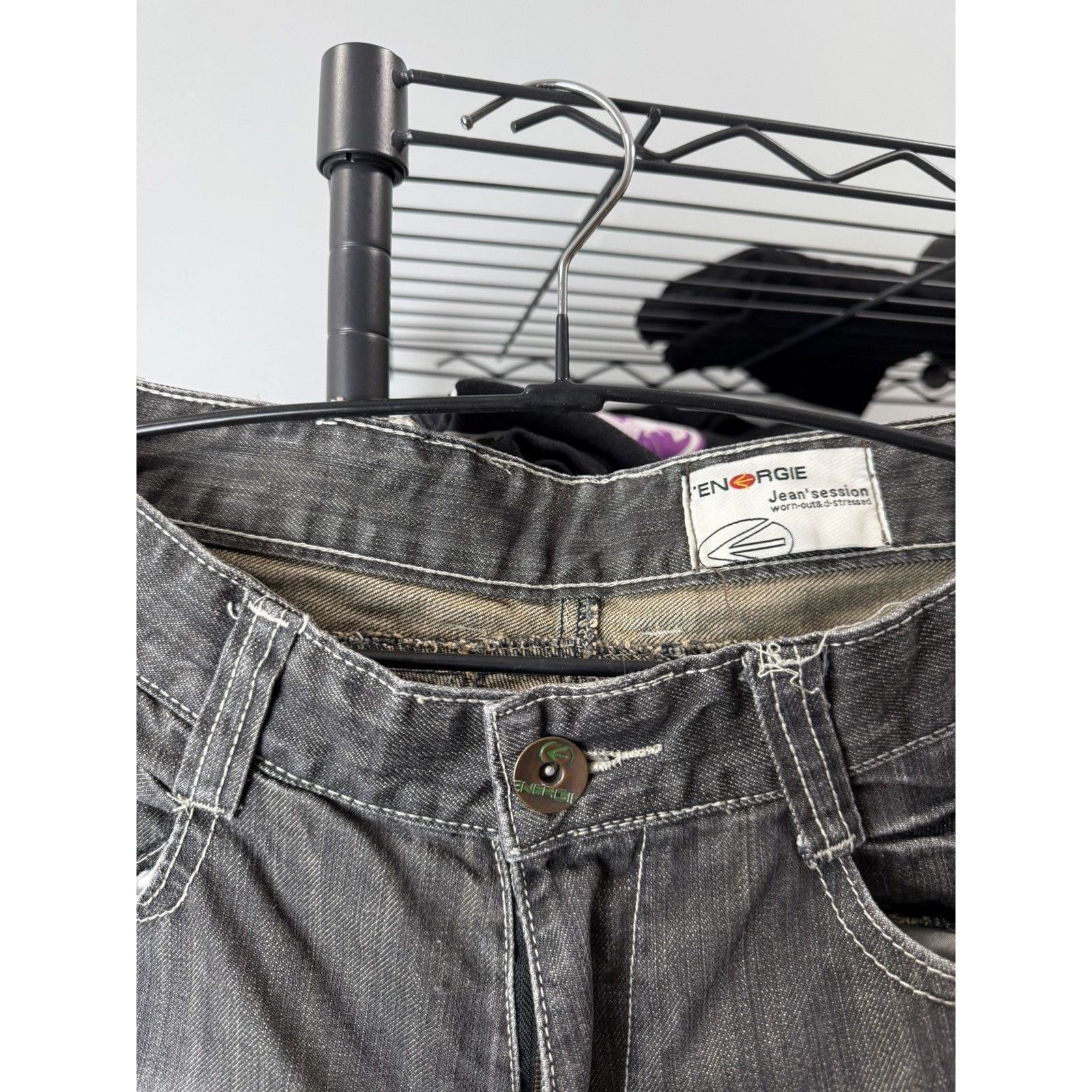 Energie Y2K Vintage Energie Wash Denim Pants Miss Sixty Size US 30 / EU 46 - 6 Thumbnail