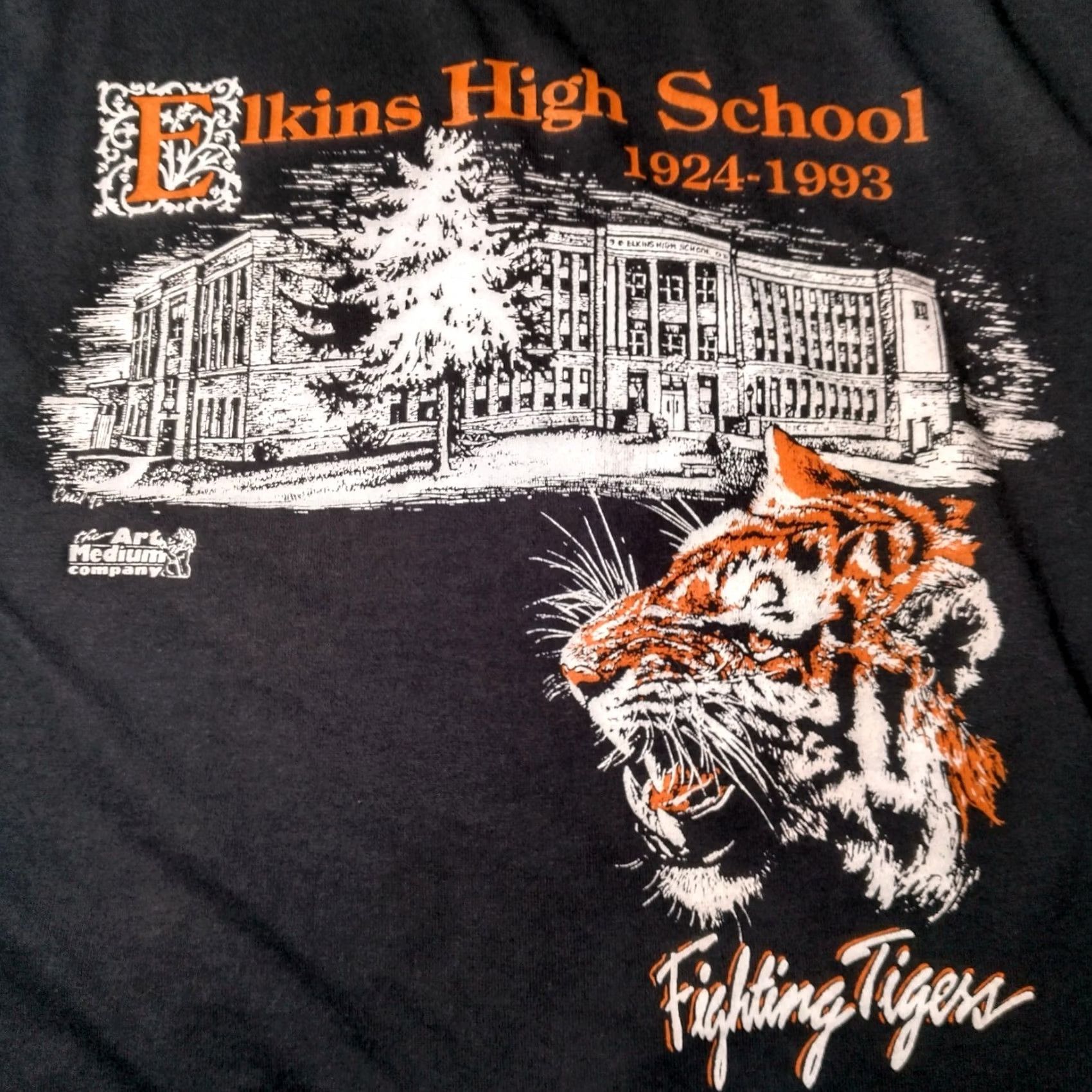 Vintage VINTAGE Elkins West Virginia High School Shirt Large Long Sleeve Academia 1990s Size US L / EU 52-54 / 3 - 2 Thumbnail