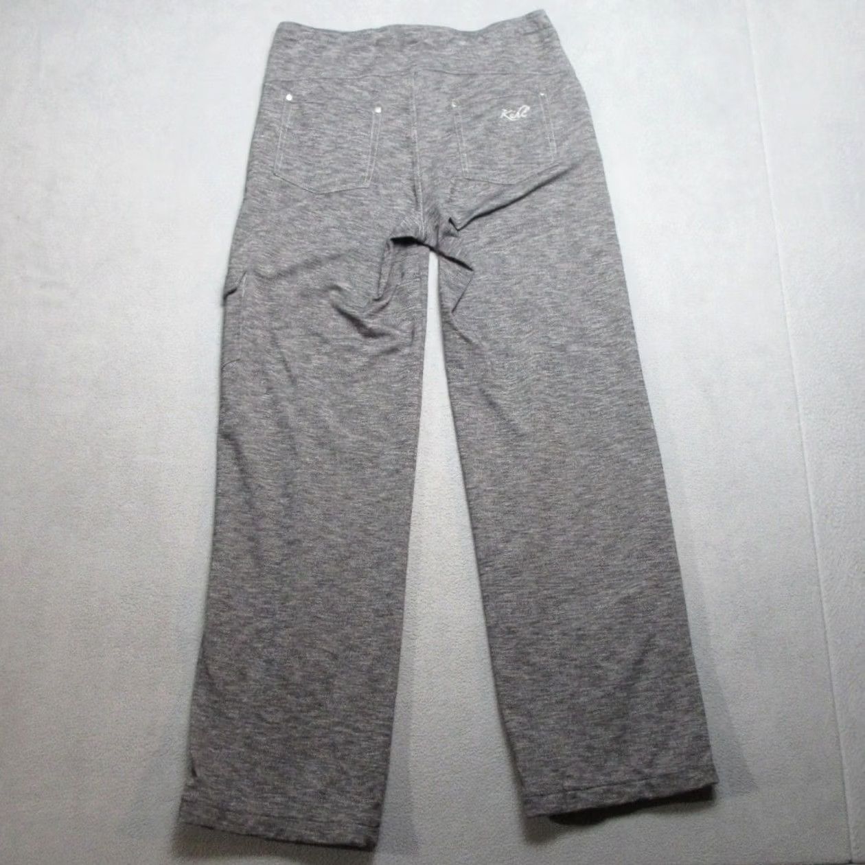 Vintage Kuhl Pants Womens 8 Mova Stretch Cargo Heather Gray Drawstring Casual 30X29.5 Size 30" / US 8 / IT 44 - 2 Thumbnail