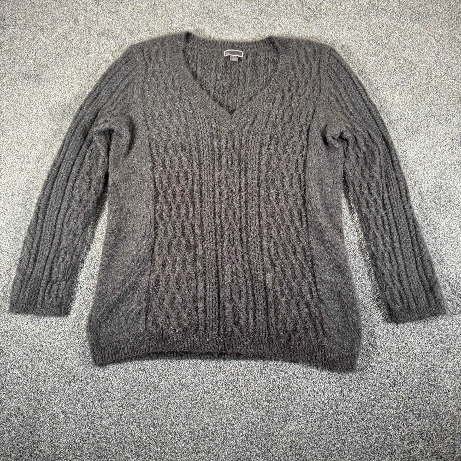 Other Chelsea28 Sweater Women Large Cashmere Wool Blend Soft Fuzzy Size L / US 10 / IT 46 - 1 Thumbnail