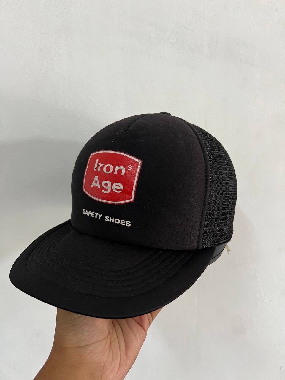 Vintage Vintage Iron Age Safety Shoes Taiwan Roc Trucker Hat Size ONE SIZE - 1 Thumbnail