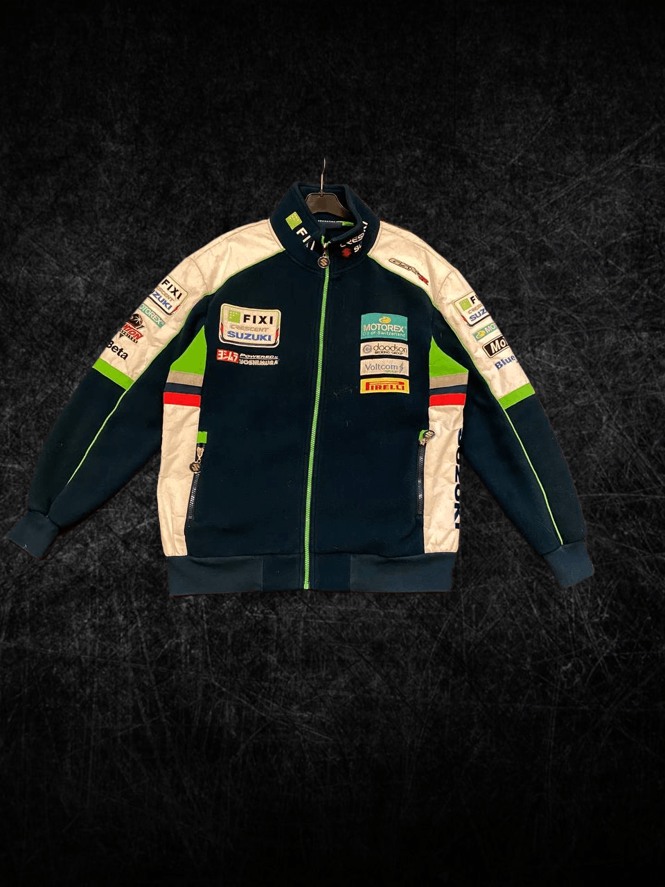 Vintage Superbike team Jacket SUZUKI Y2K big print Size US M / EU 48-50 / 2 - 1 Thumbnail