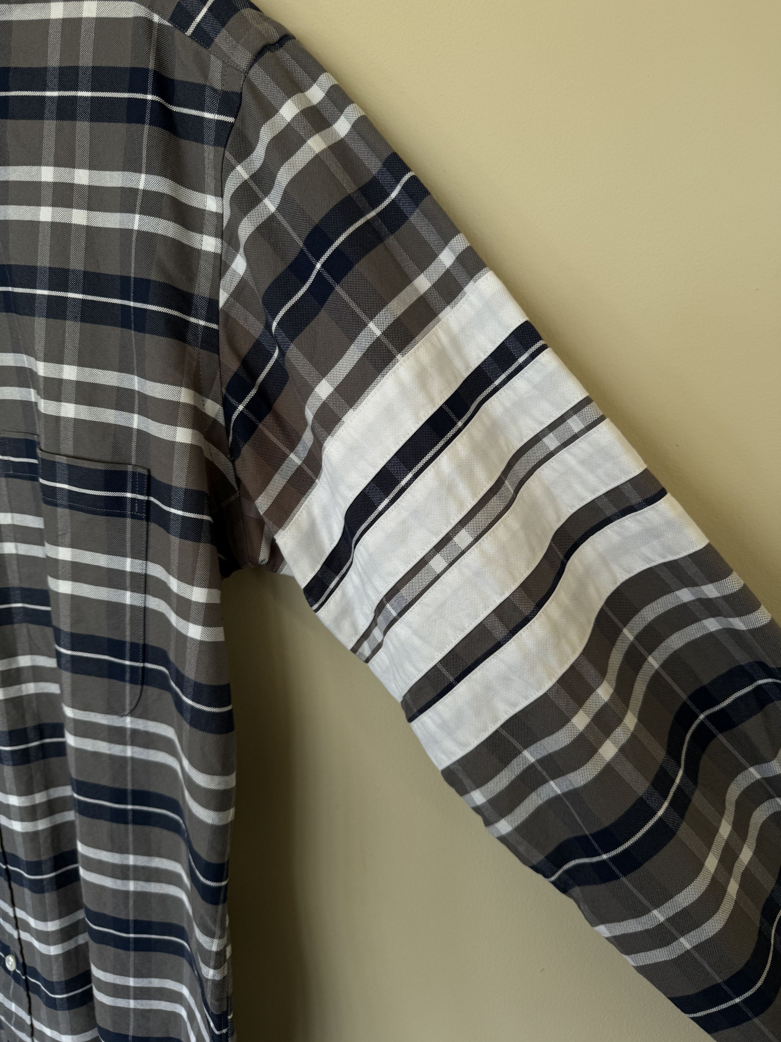Thom Browne Thom Browne Plaid / Striped Button Down Size US XL / EU 56 / 4 - 4 Thumbnail