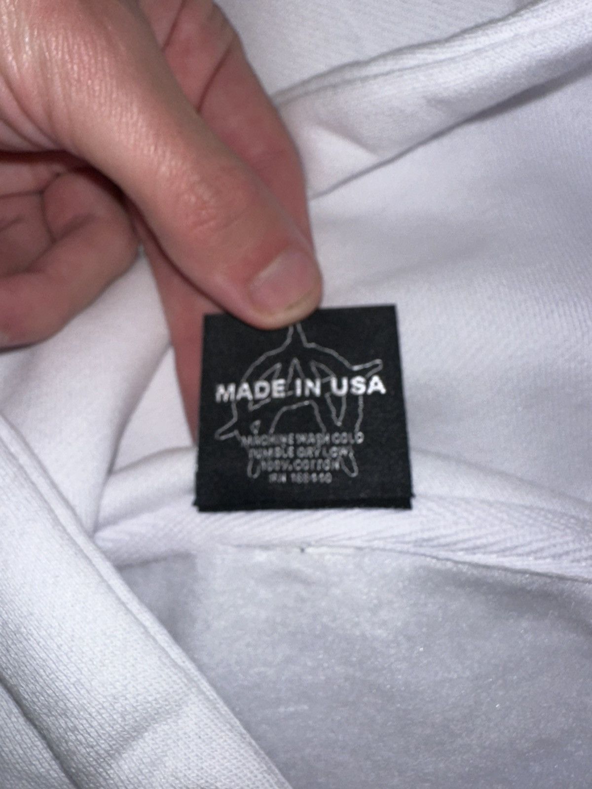 Revenge Smoke Arch Logo Cropped White/Black Size US M / EU 48-50 / 2 - 4 Thumbnail