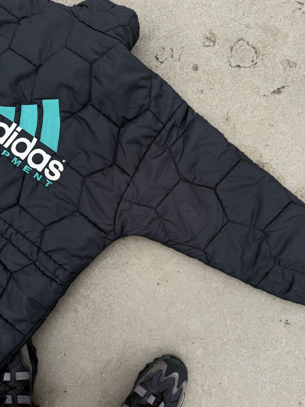 Adidas Vintage 90s Adidas Equipment Down Y2k Blokecore Jacket Size US L / EU 52-54 / 3 - 9 Thumbnail
