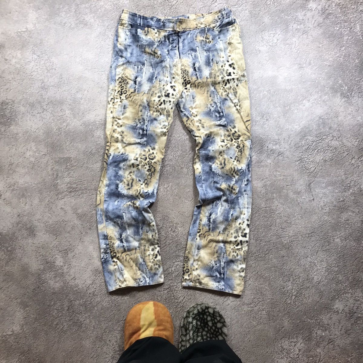 Vintage Vintage Y2K Distressed Baggy Jeans Grunge Skate Aesthetic 29 Size 29" - 2 Thumbnail