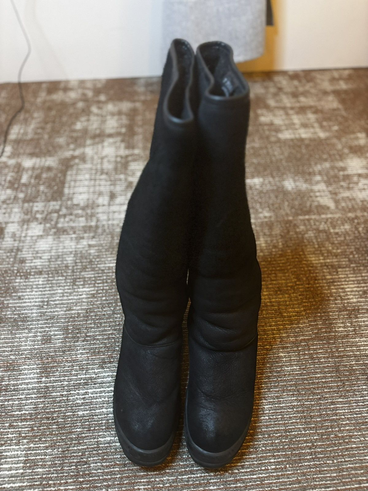Rick Owens Rick Owens hightop ramone uggs Size US 9.5 / EU 42-43 - 2 Thumbnail