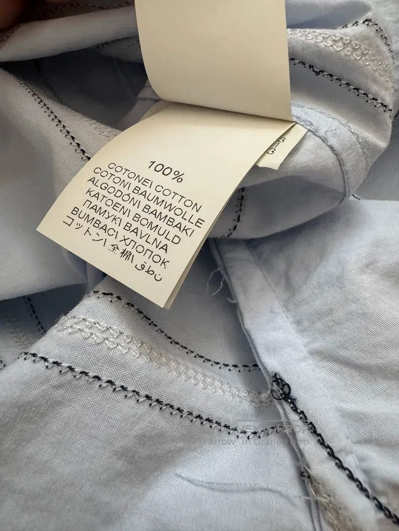 Brunello Cucinelli Brunello Cucinelli Sequined Striped Shirt Dress, Light Blu Size M / US 6-8 / IT 42-44 - 5 Thumbnail