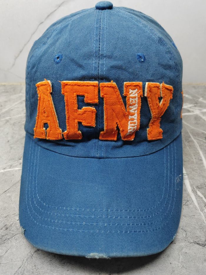 Japanese Brand Vintage AFNY Distressed Style Cap Hat Size ONE SIZE - 2 Thumbnail