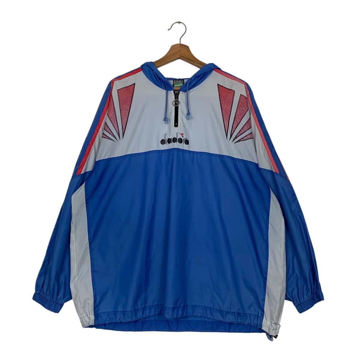 Diadora 90’s DIADORA Big Logo Half Zip Pullover Jacket #2812-C127 Size US L / EU 52-54 / 3 - 8 Thumbnail