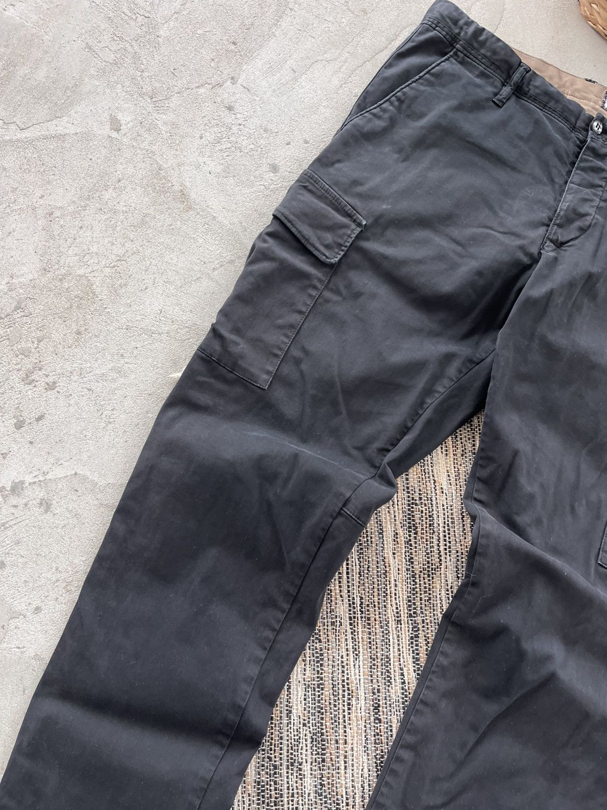 C.P. Company Vintage CP Company Black Slim Cargo Pants Casual Size US 34 / EU 50 - 5 Thumbnail