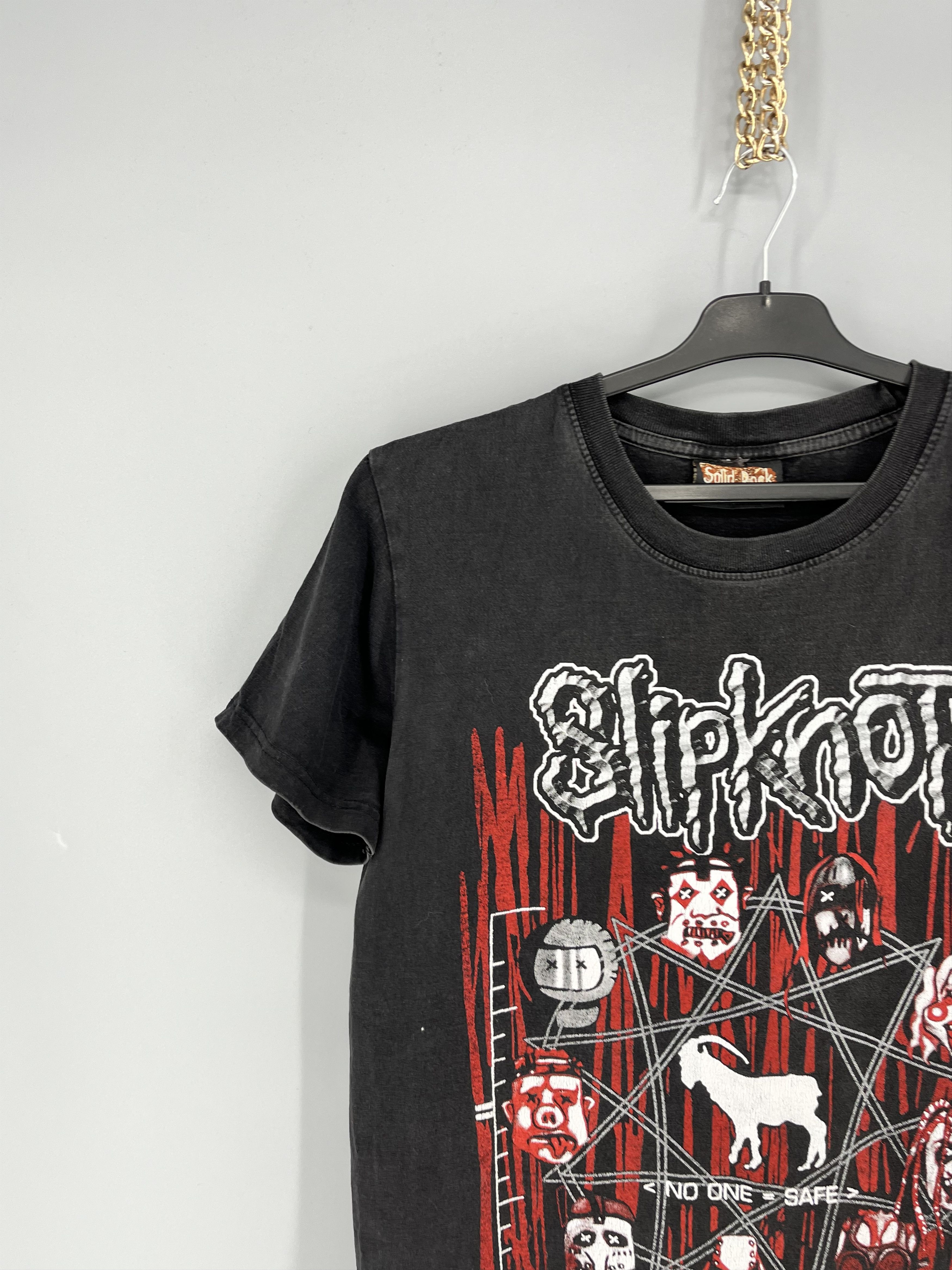 Band Tees × Vintage Vintage Slipknot Satan 666 Graphic Tee T-shirt Y2K 2000s Size US S / EU 44-46 / 1 - 4 Thumbnail