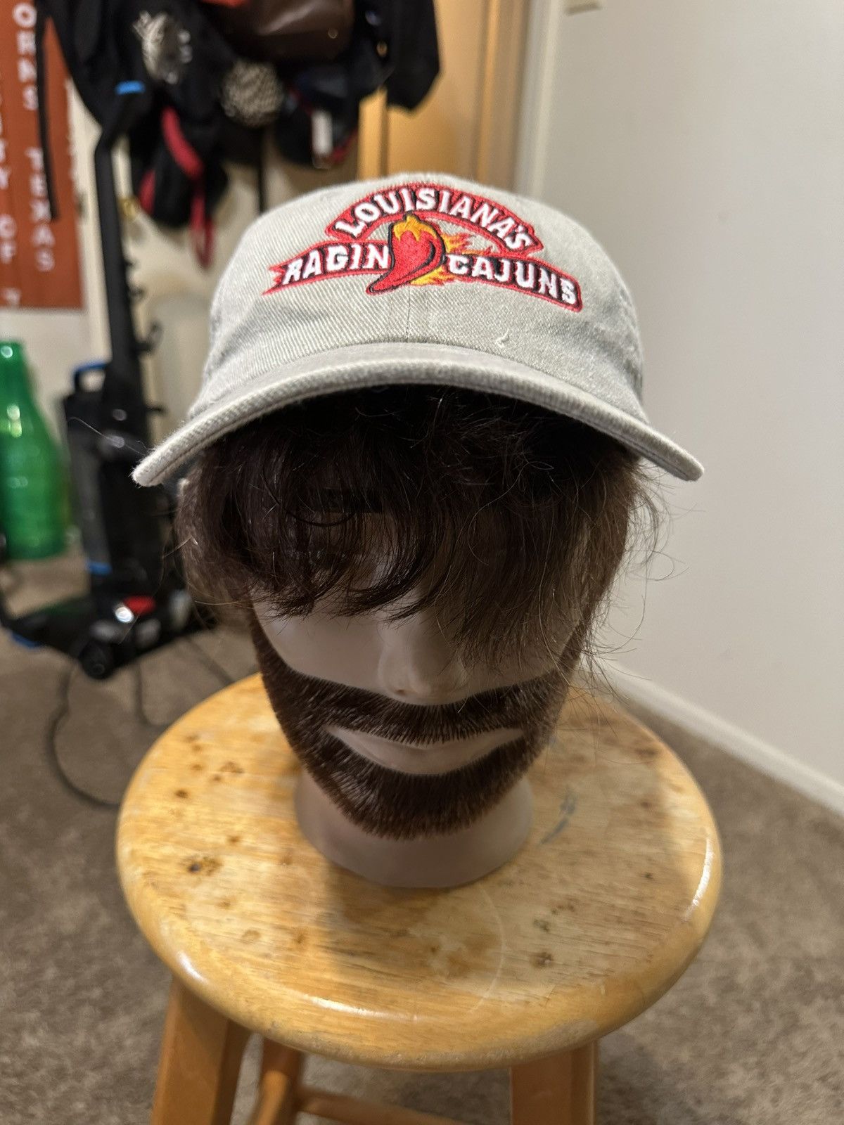 NCAA × Vintage Vintage NCAA University of Louisiana Ragin' Cajuns hat 90s Size ONE SIZE - 1 Thumbnail