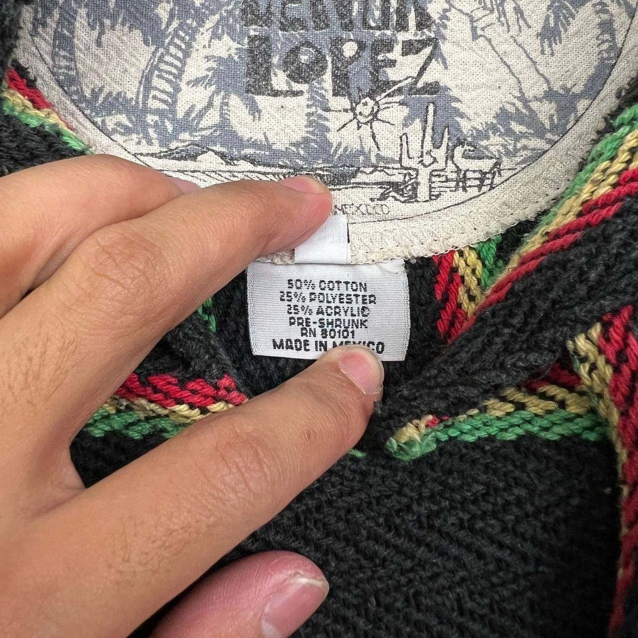Other Original Senor Lopez Baja Joe Hoodie Men Striped Poncho S Size US S / EU 44-46 / 1 - 3 Thumbnail