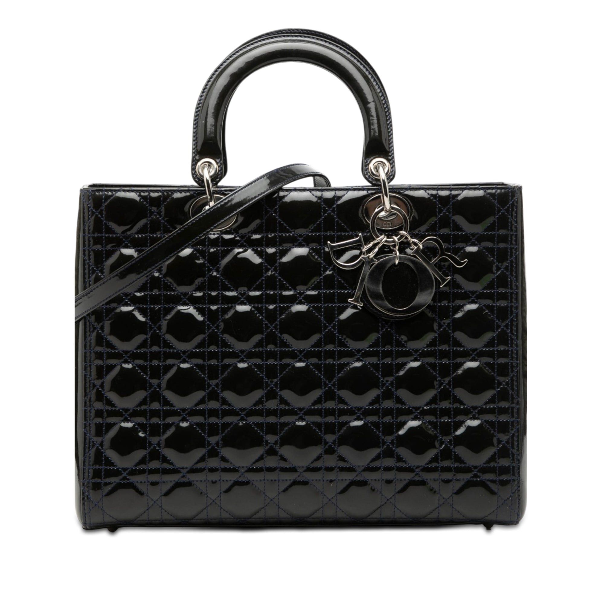 Dior Large Patent Cannage Lady Dior Size ONE SIZE - 1 Thumbnail