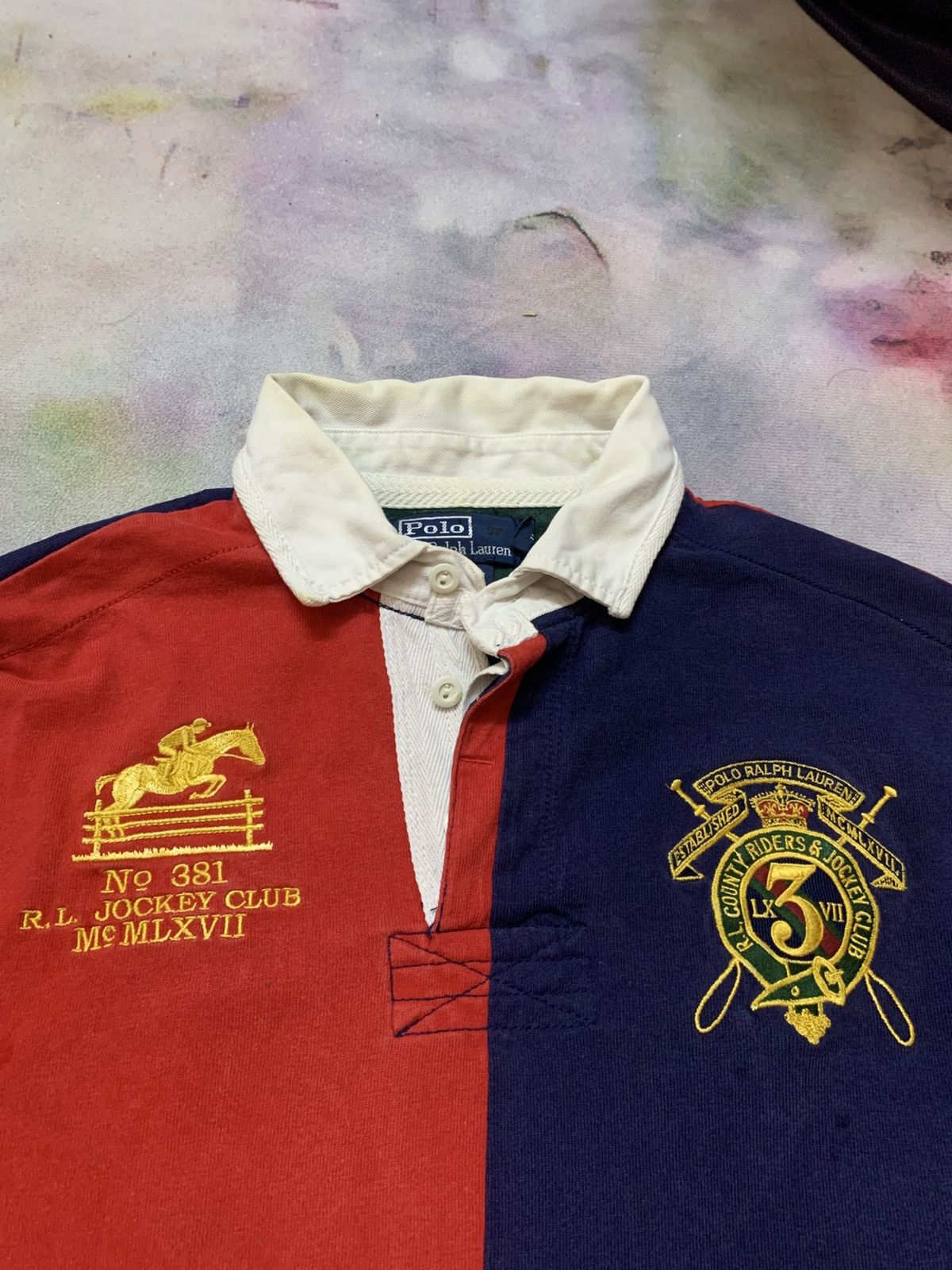 Polo Ralph Lauren Vintage 90’s Polo Ralph Lauren Rugby Shirt Size US M / EU 48-50 / 2 - 5 Thumbnail