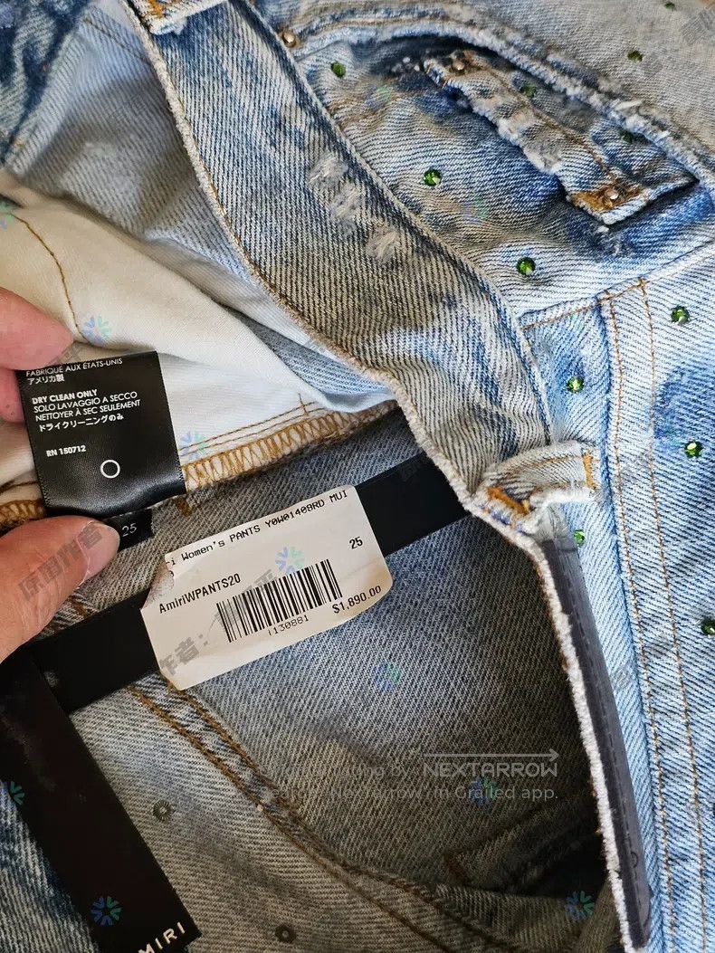 Amiri Amiri Denim Jeans Size 25" / US 0 / IT 36 - 9 Thumbnail