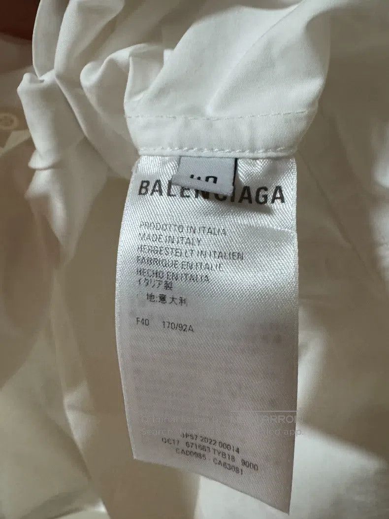 Balenciaga Balenciaga C-Shape Shirt Sunscreen Jacket Size S / US 4 / IT 40 - 8 Thumbnail