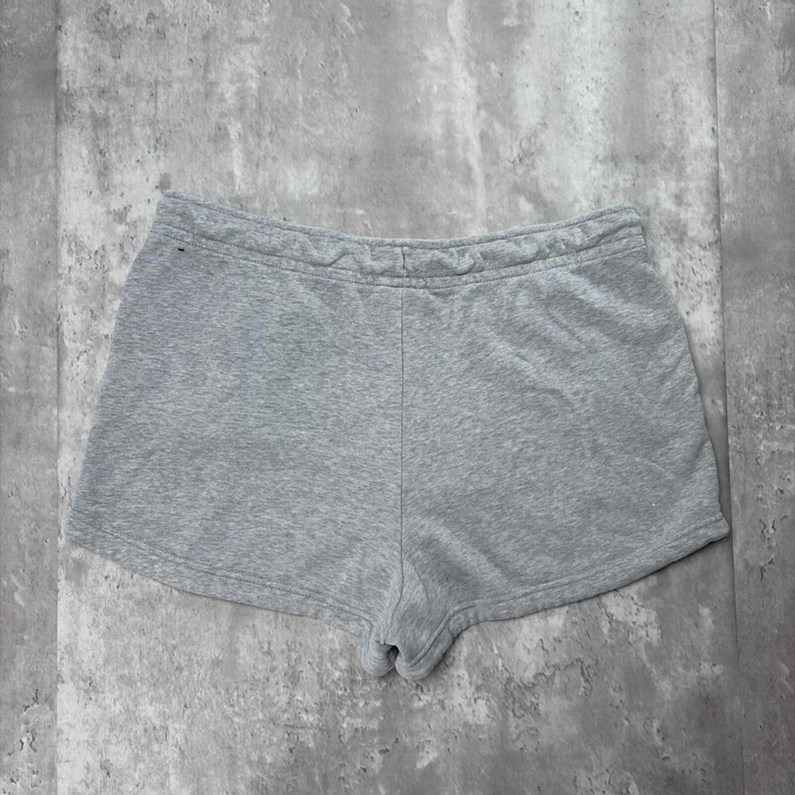 Nike Y2K Grey Nike Swoosh Mini Shorts Size 40" / US 18 - 5 Thumbnail