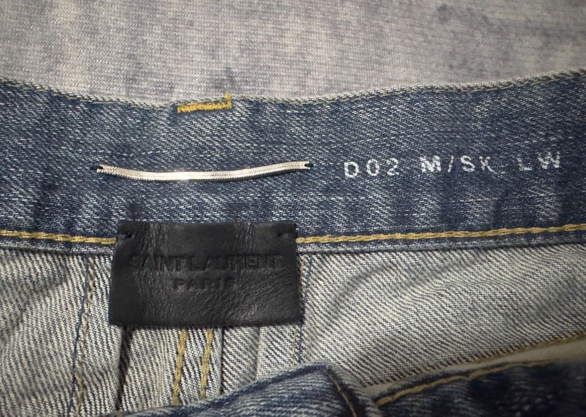 Saint Laurent Paris Saint Laurent Runway "Claw Mark" Distressed Destroyed Jeans Size US 26 / EU 42 - 5 Thumbnail